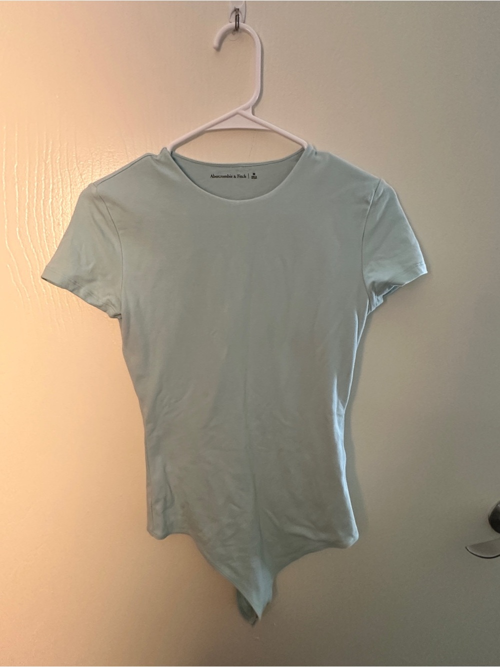 Abercrombie & Fitch Mint Short Sleeve Bodysuit
